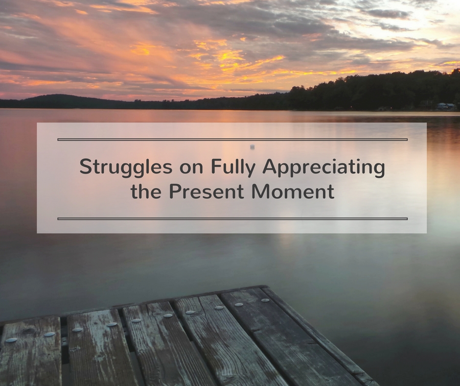 Struggles on Fully Appreciating the Present Moment